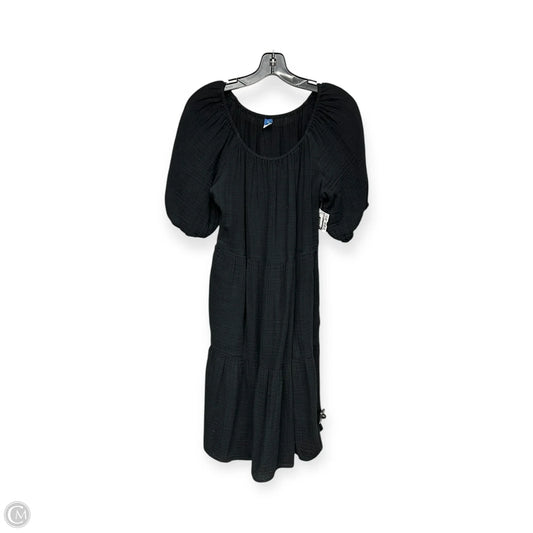 Dress Casual Midi By Old Navy In Black, Size: M