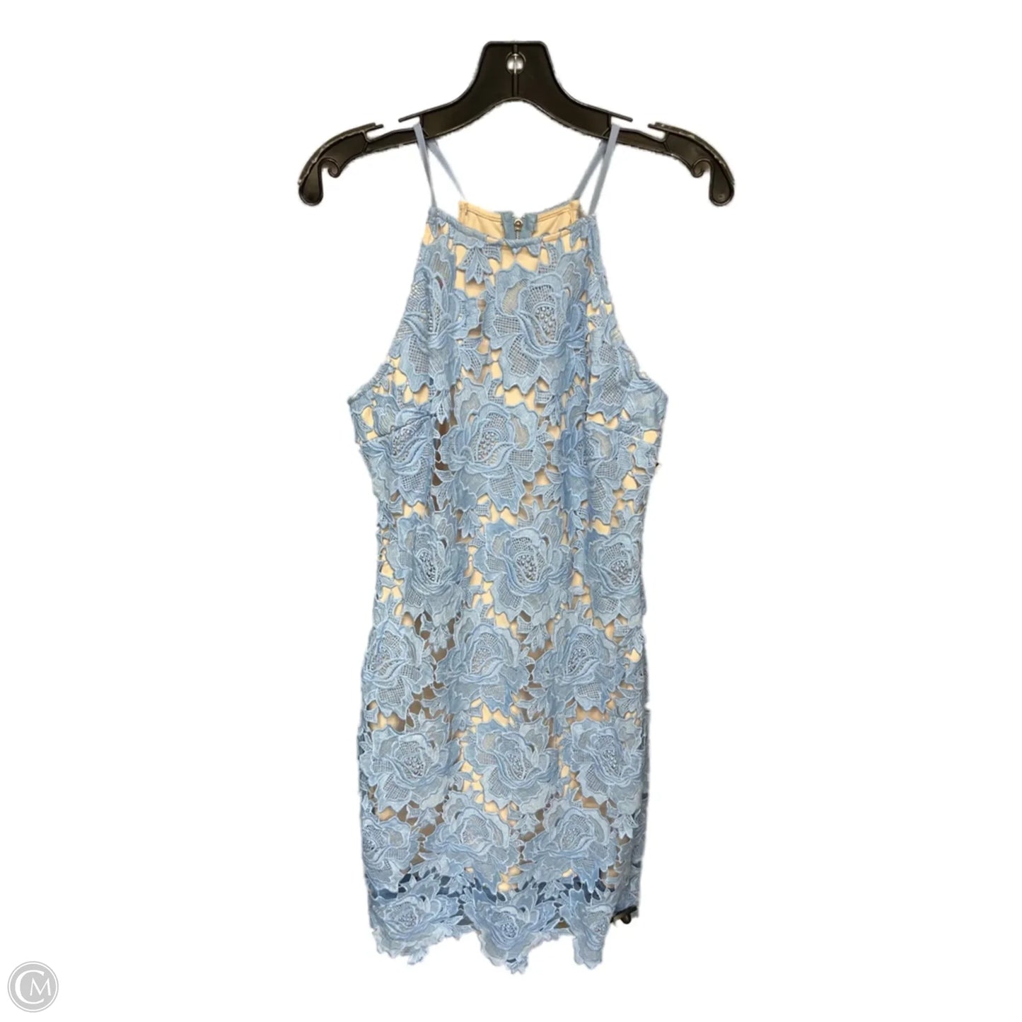 Dress Party Midi By Clothes Mentor In Blue, Size: L