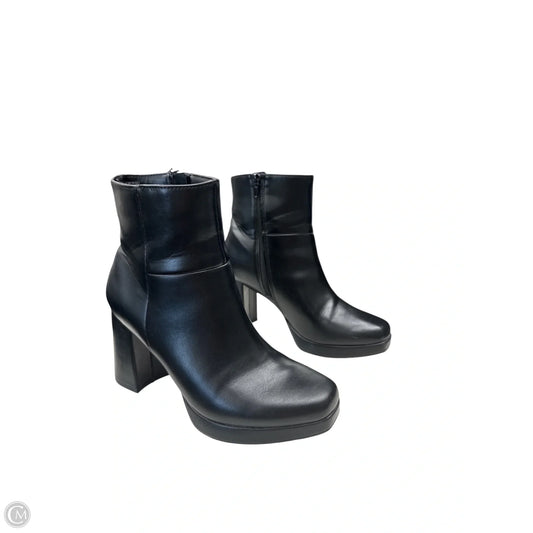 Boots Ankle Heels By Worthington In Black, Size: 7.5