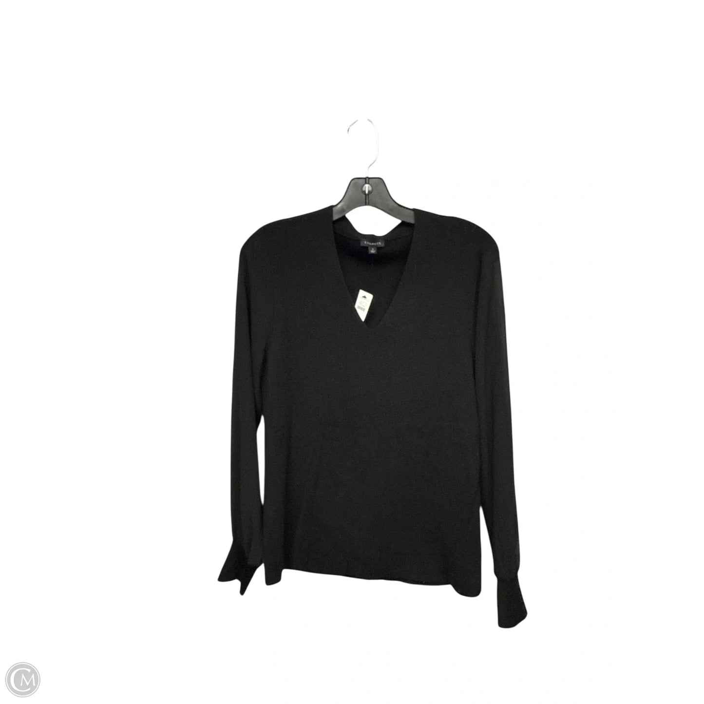 Top Long Sleeve By Talbots In Black, Size: S
