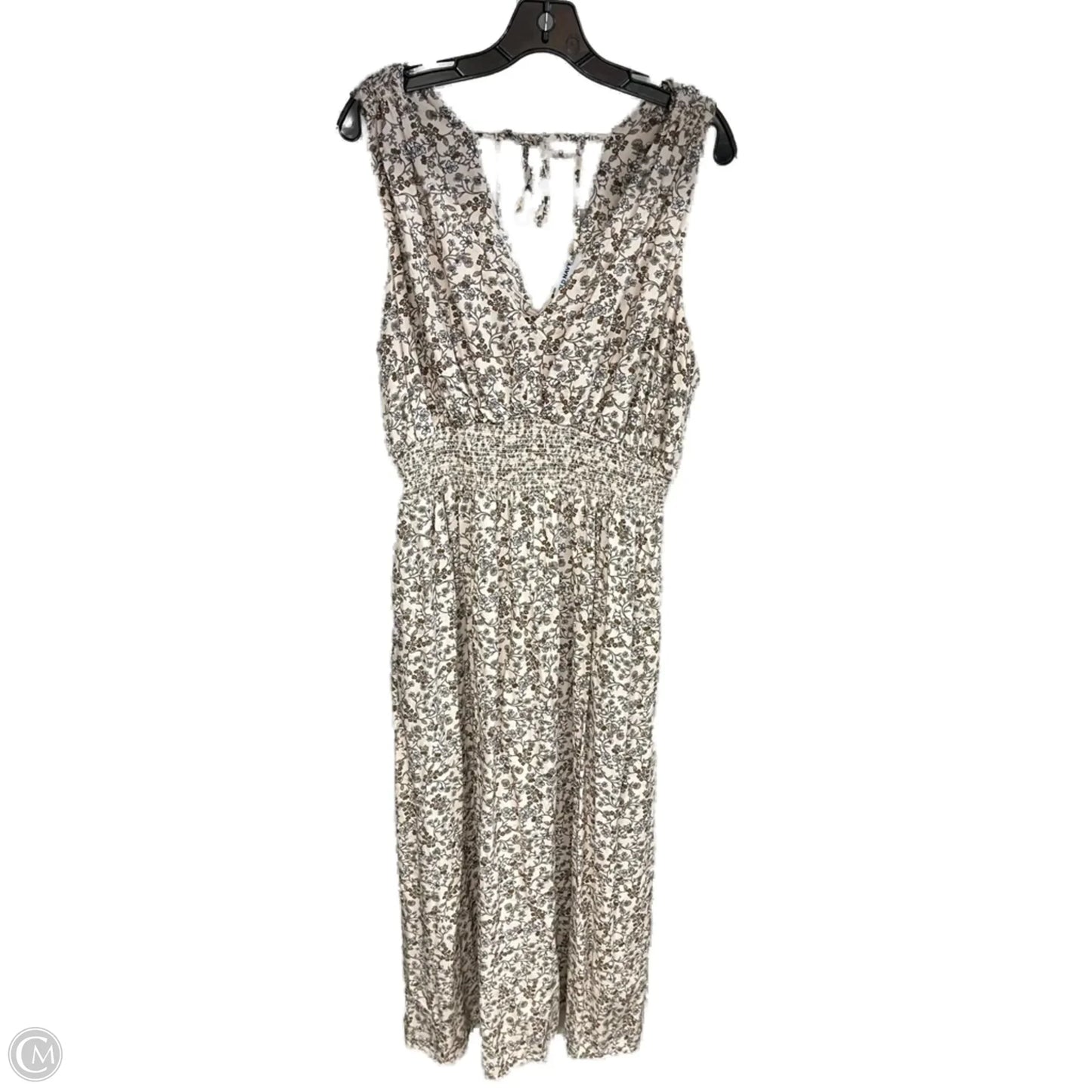 Dress Casual Midi By Old Navy In Cream, Size: Xlp