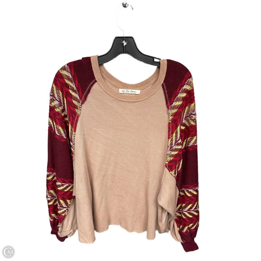 Sweater By We The Free In Pink & Red, Size: S