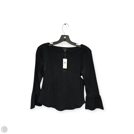 Top Long Sleeve By Ann Taylor In Black, Size: S