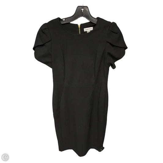 Dress Party Midi By Calvin Klein In Black, Size: 8