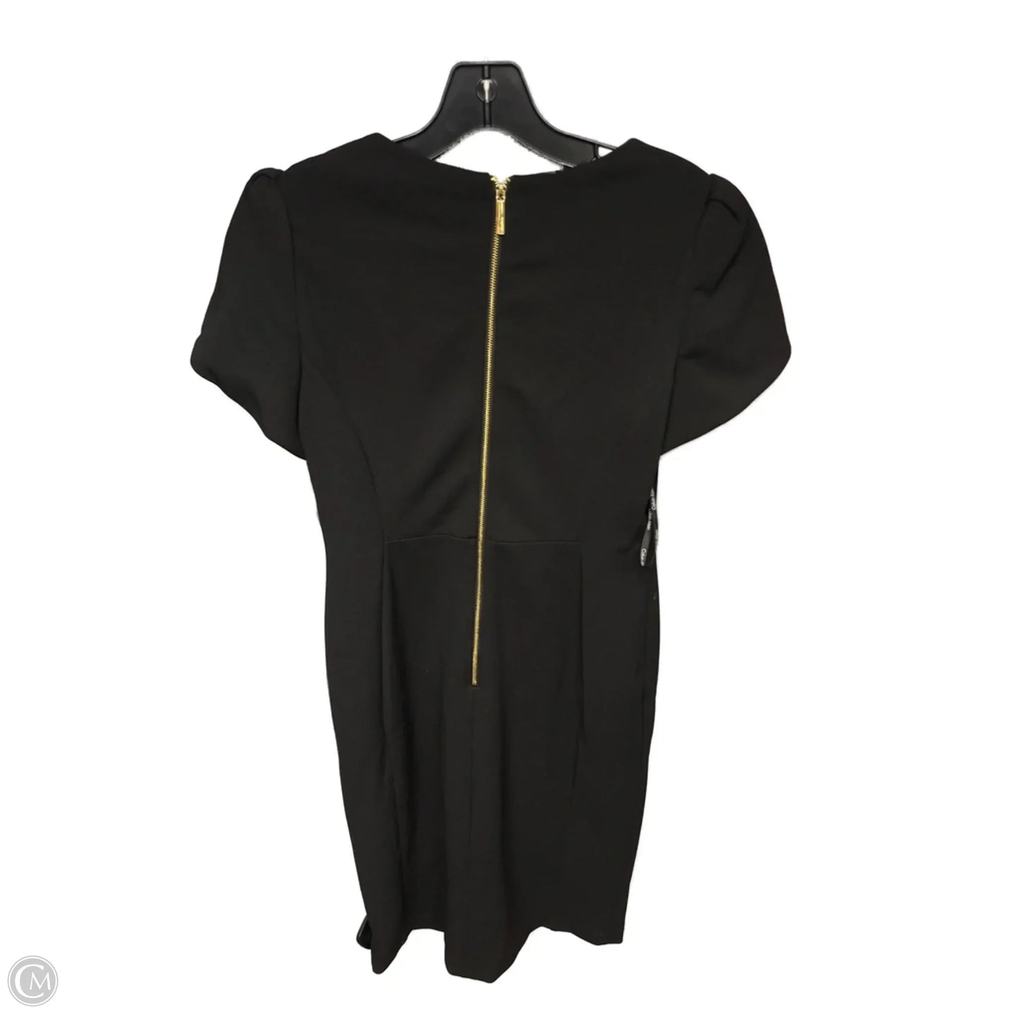 Dress Party Midi By Calvin Klein In Black, Size: 8