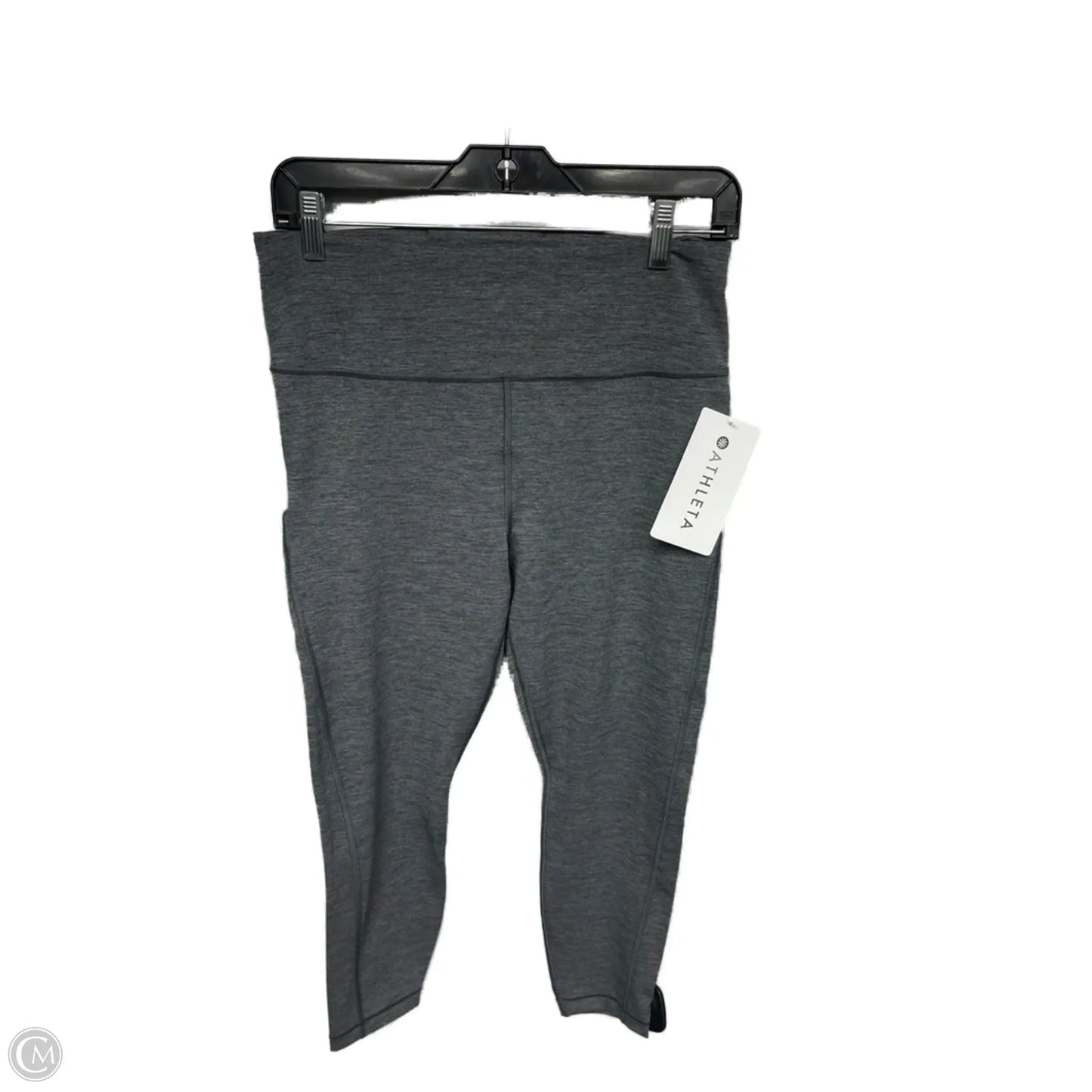 Athletic Capris By Athleta In Grey, Size: Mp