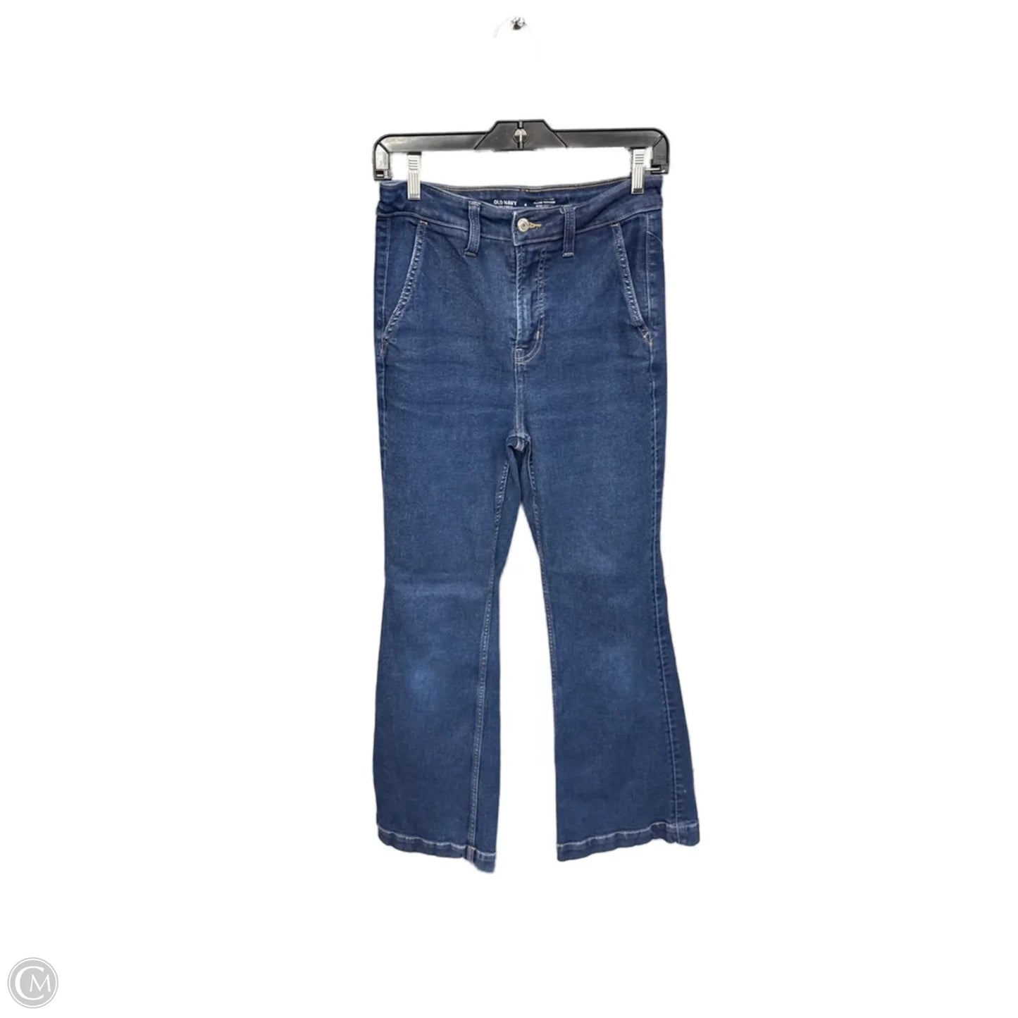 Jeans Flared By Old Navy In Blue Denim, Size: 4