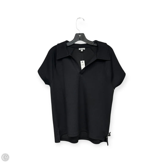 Top Short Sleeve By Talbots In Black, Size: M