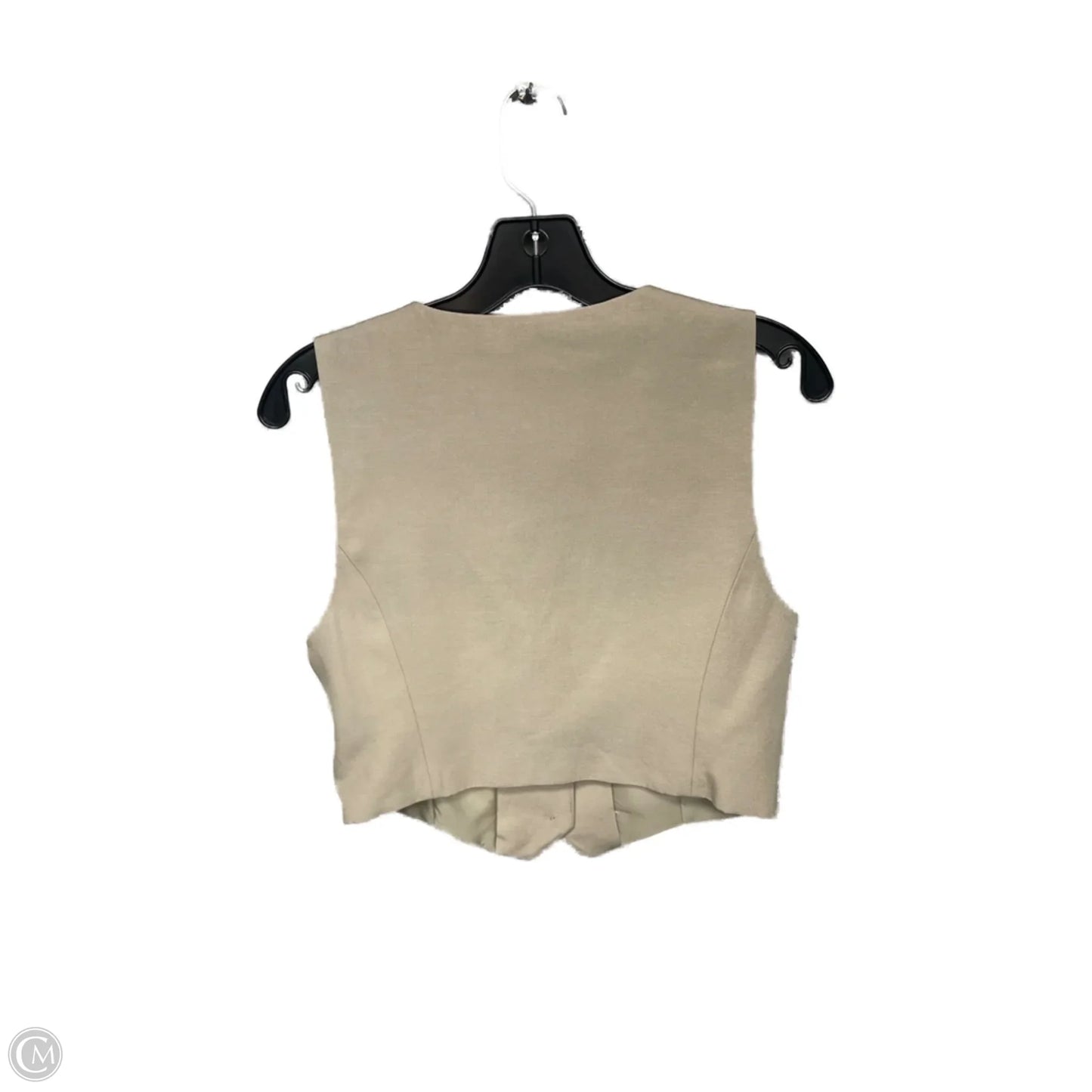 Top Sleeveless By Zara In Tan, Size: S