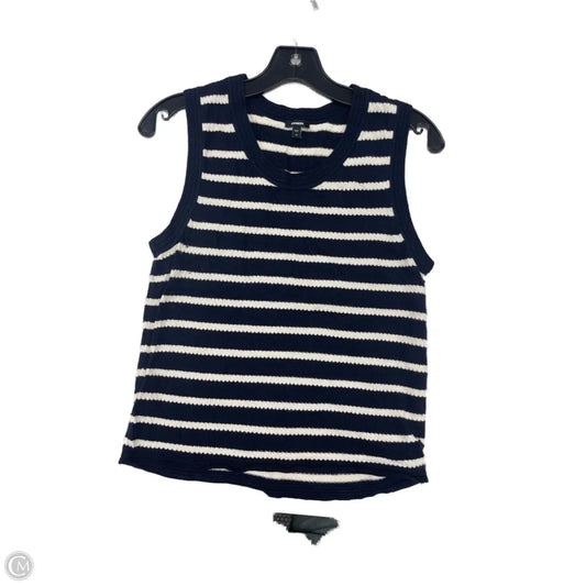 Tank Top By Express In Blue & White, Size: M