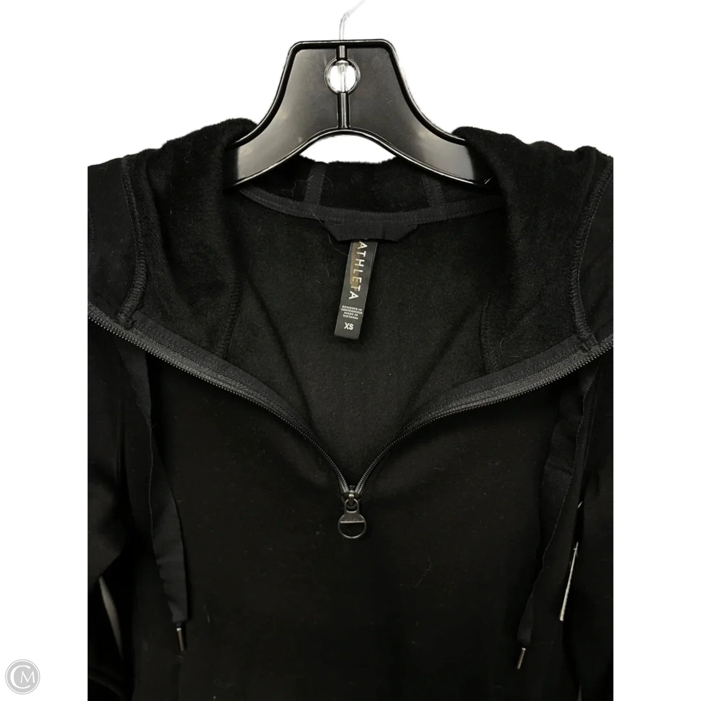 Sweatshirt Hoodie By Athleta In Black, Size: Xs