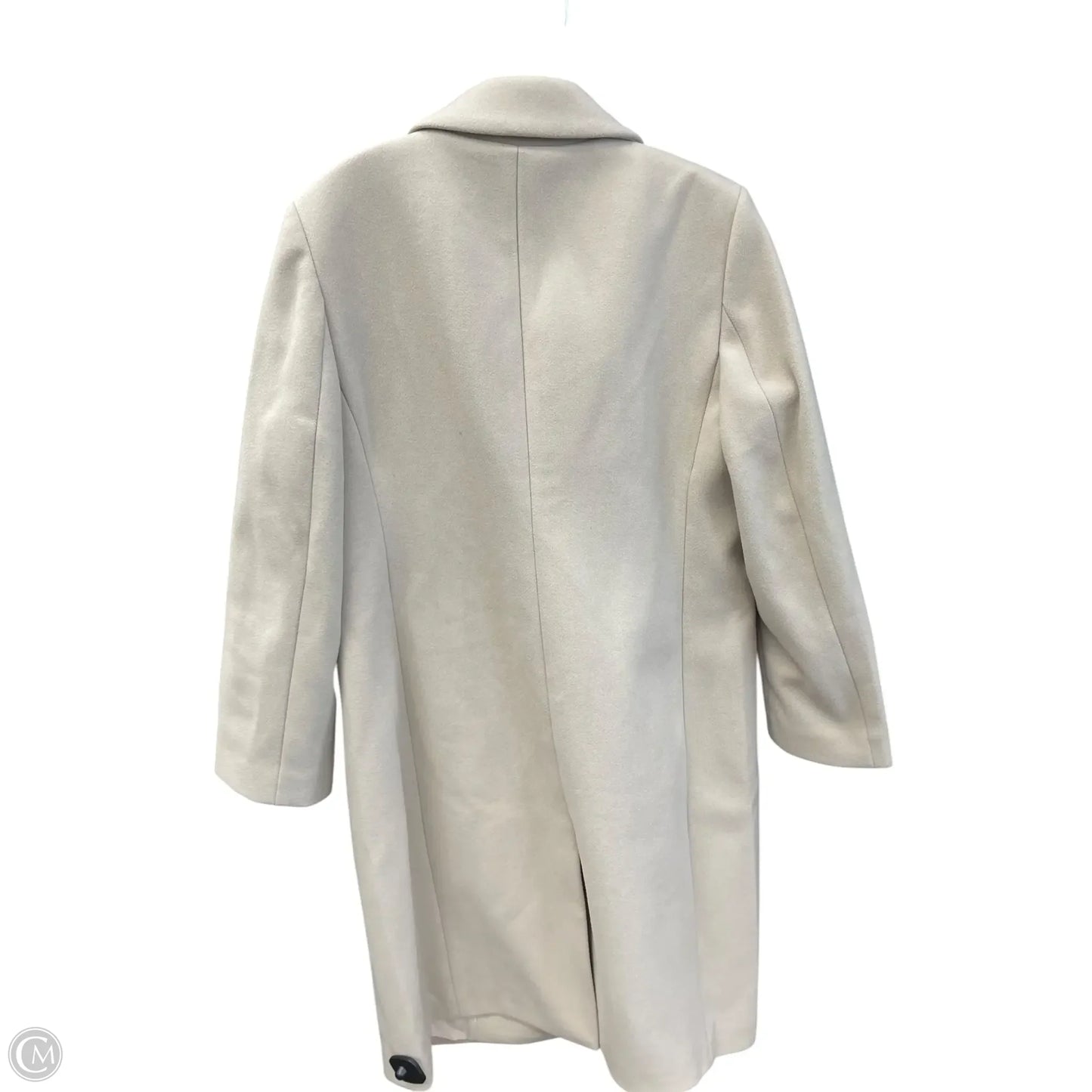 Coat Peacoat By Loft In Cream, Size: L