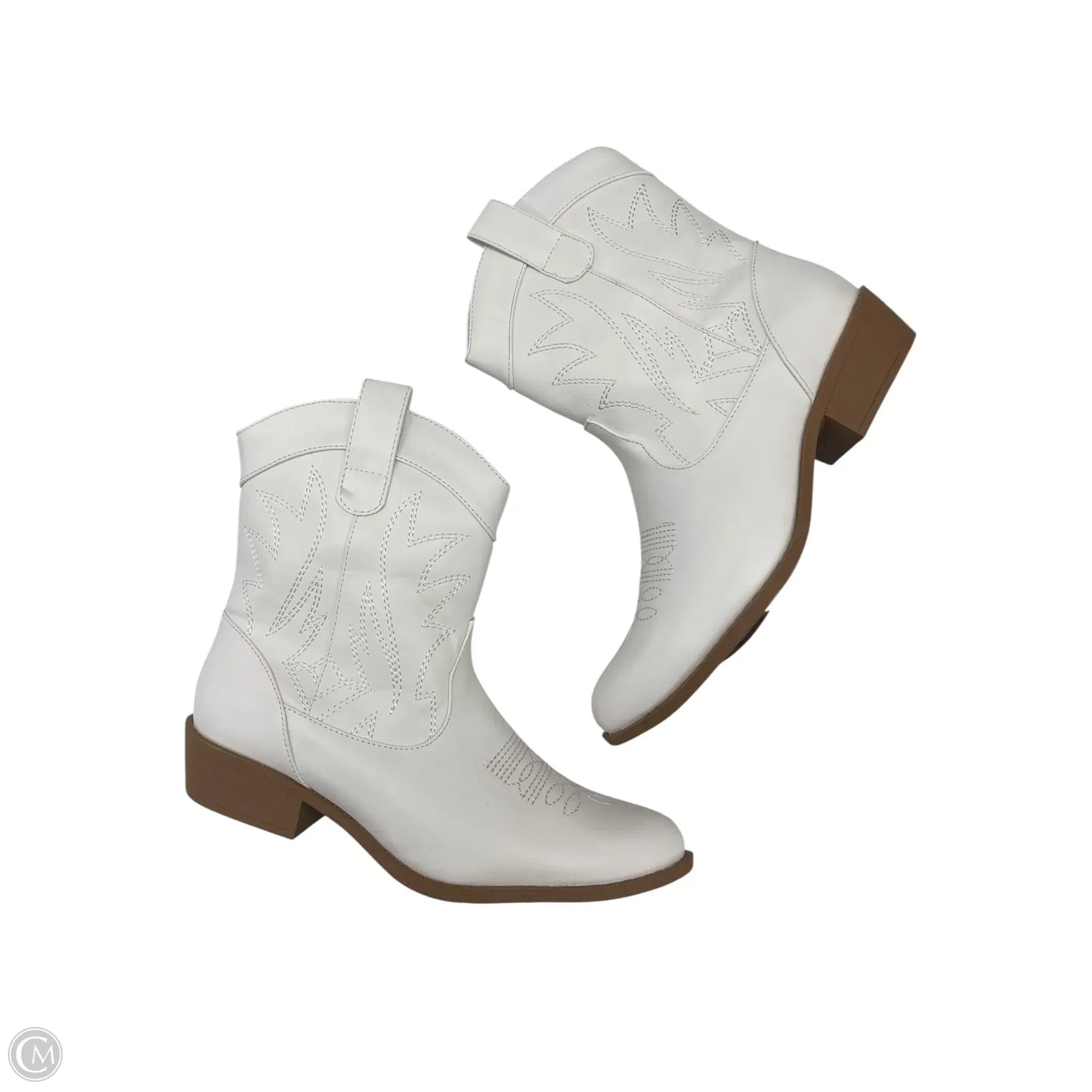 Boots Western By Pep Pep In White, Size: 9