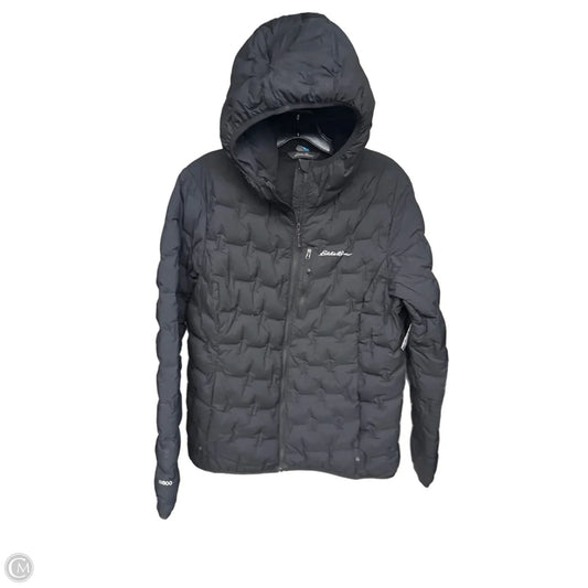 Jacket Puffer & Quilted By Eddie Bauer In Black, Size: L