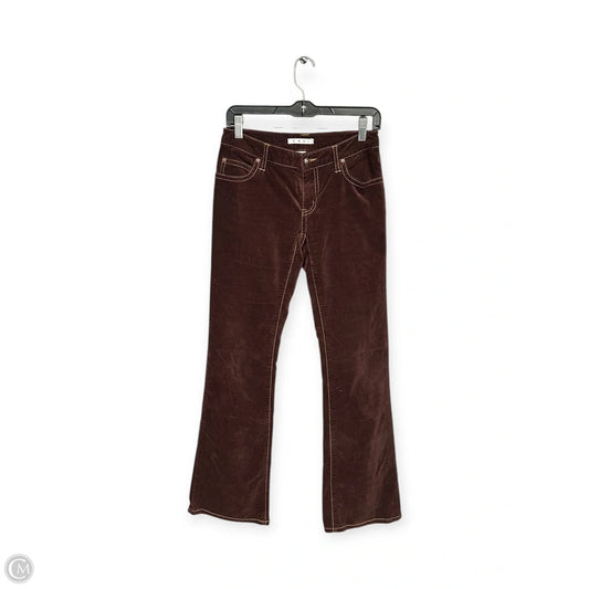 Pants Corduroy By Cabi In Maroon, Size: 0