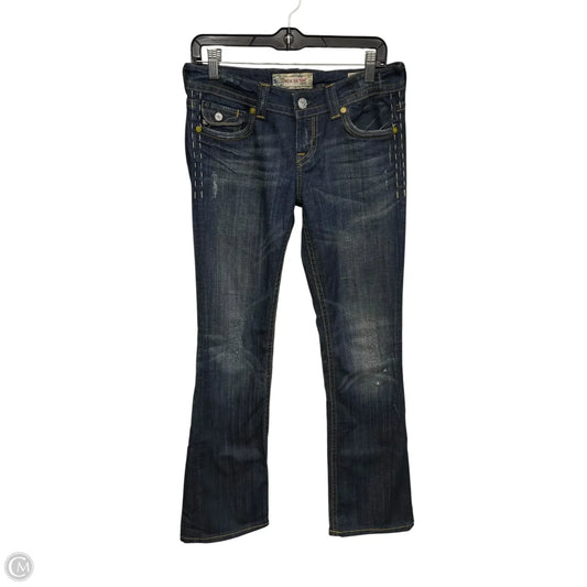 Jeans Boot Cut By Mek In Blue Denim, Size: 28