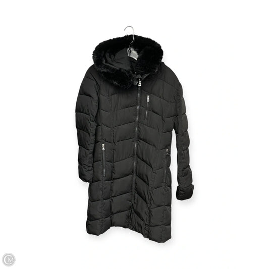 Coat Parka By Calvin Klein In Black, Size: S