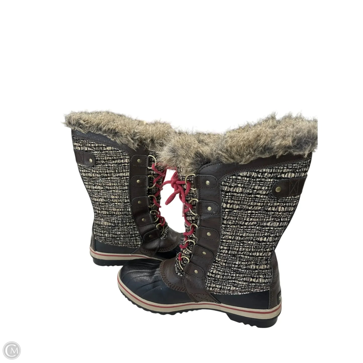 Boots Snow By Sorel In Brown, Size: 8