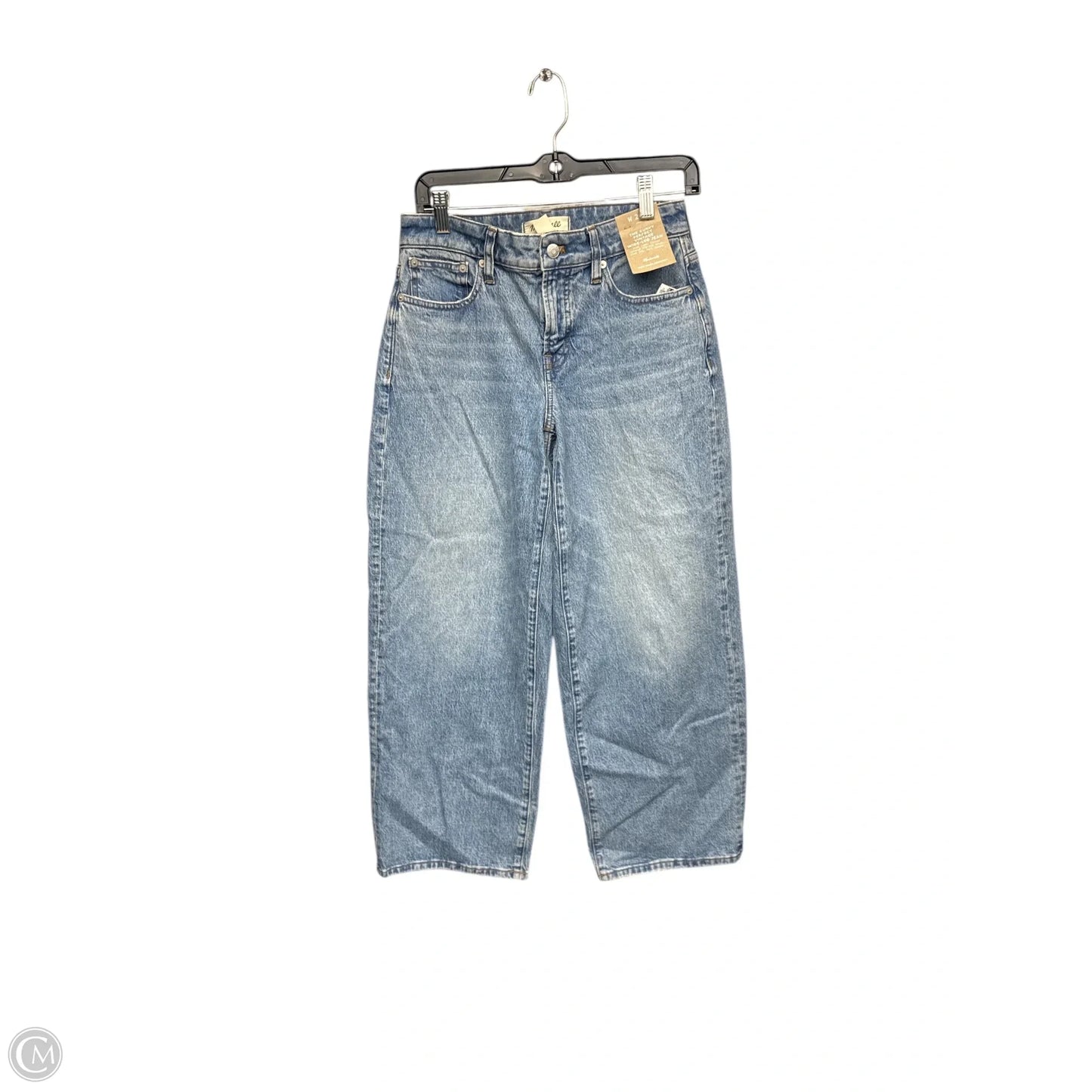 Jeans Wide Leg By Madewell In Blue Denim, Size: 26