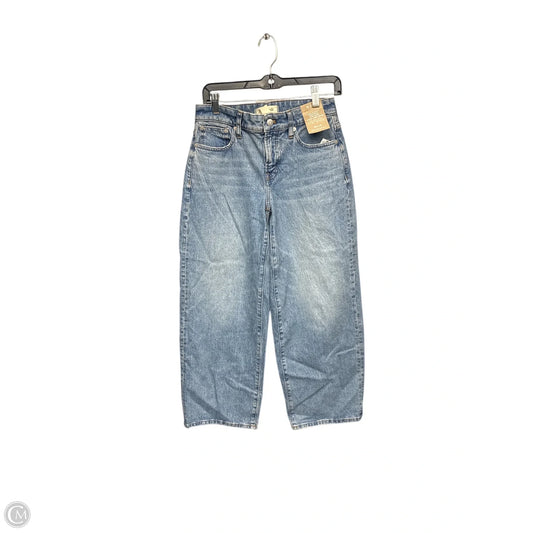 Jeans Wide Leg By Madewell In Blue Denim, Size: 26