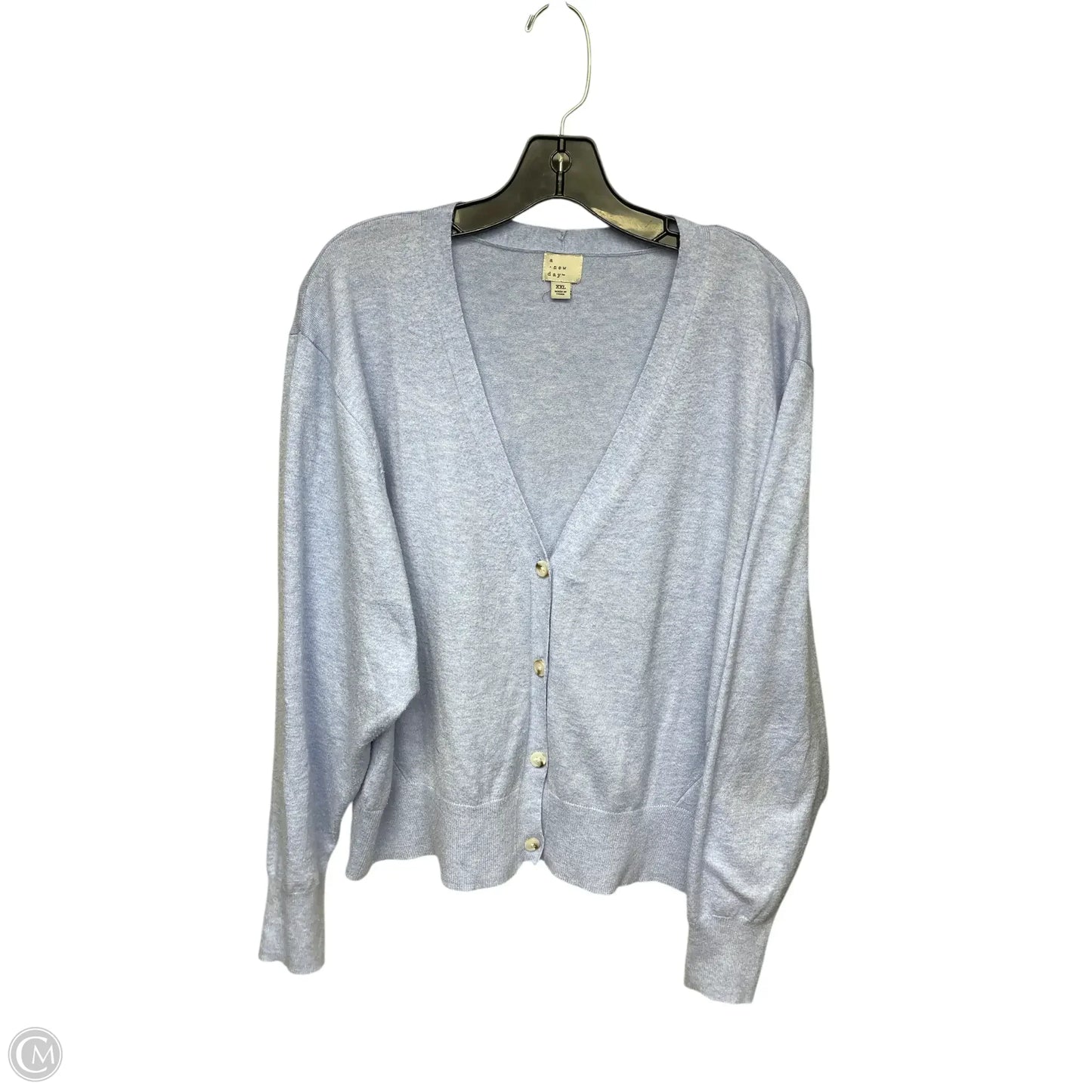 Sweater By A New Day In Blue, Size: 2x