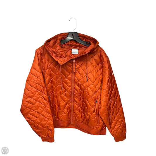 Athletic Jacket By Columbia In Orange, Size: 2x