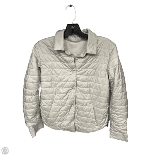 Athletic Jacket By Lululemon In Cream, Size: 2