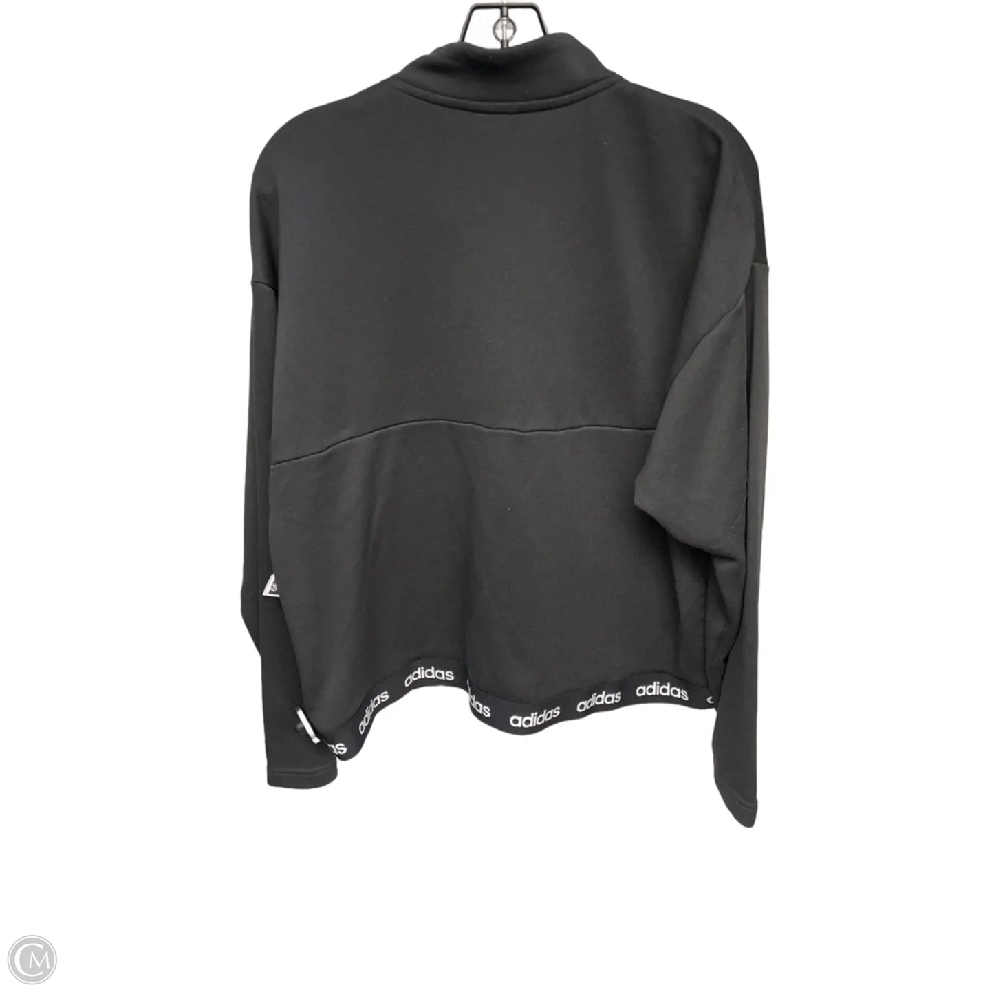 Athletic Jacket By Adidas In Black, Size: Xl