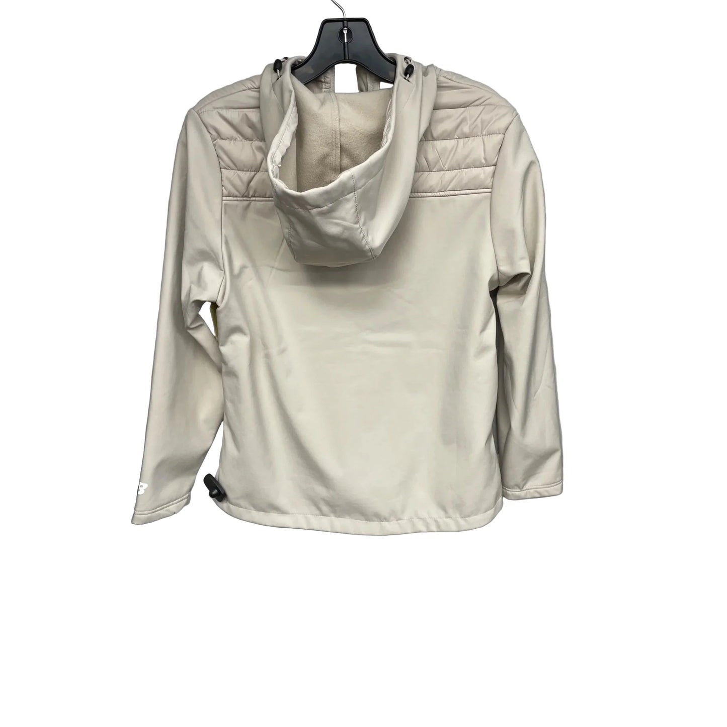 Athletic Jacket By New Balance In Cream, Size: M