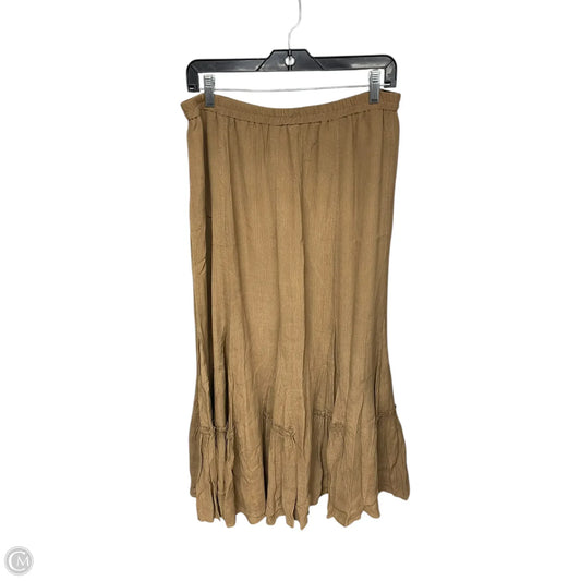 Skirt Maxi By Coldwater Creek In Brown, Size: M