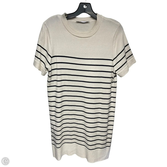 Dress Casual Midi By Zara In Cream, Size: M