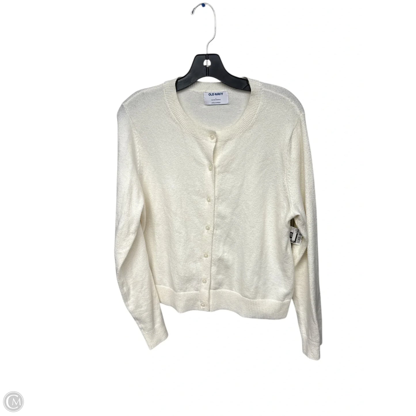 Cardigan By Old Navy In Cream, Size: L
