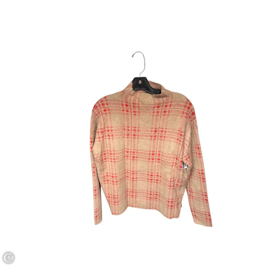 Sweater By Tahari In Orange & Tan, Size: M