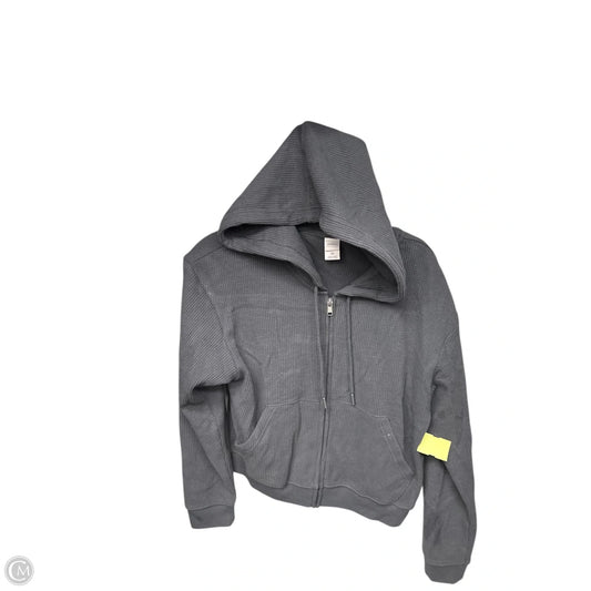 Sweatshirt Hoodie By Auden In Grey, Size: Xs