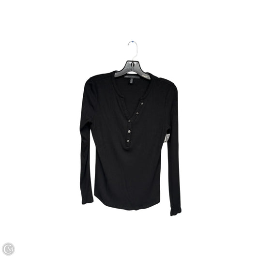 Top Long Sleeve By White House Black Market In Black, Size: Xs