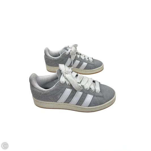 Shoes Sneakers By Adidas In Grey, Size: 9