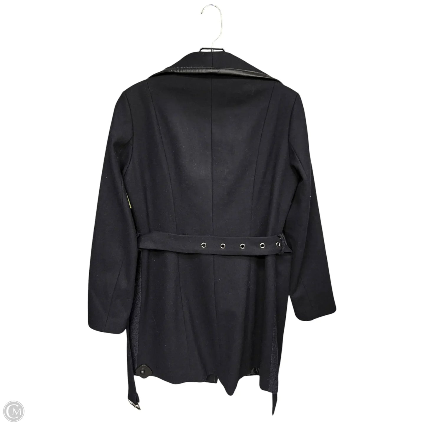 Coat Peacoat By Tahari In Navy, Size: M