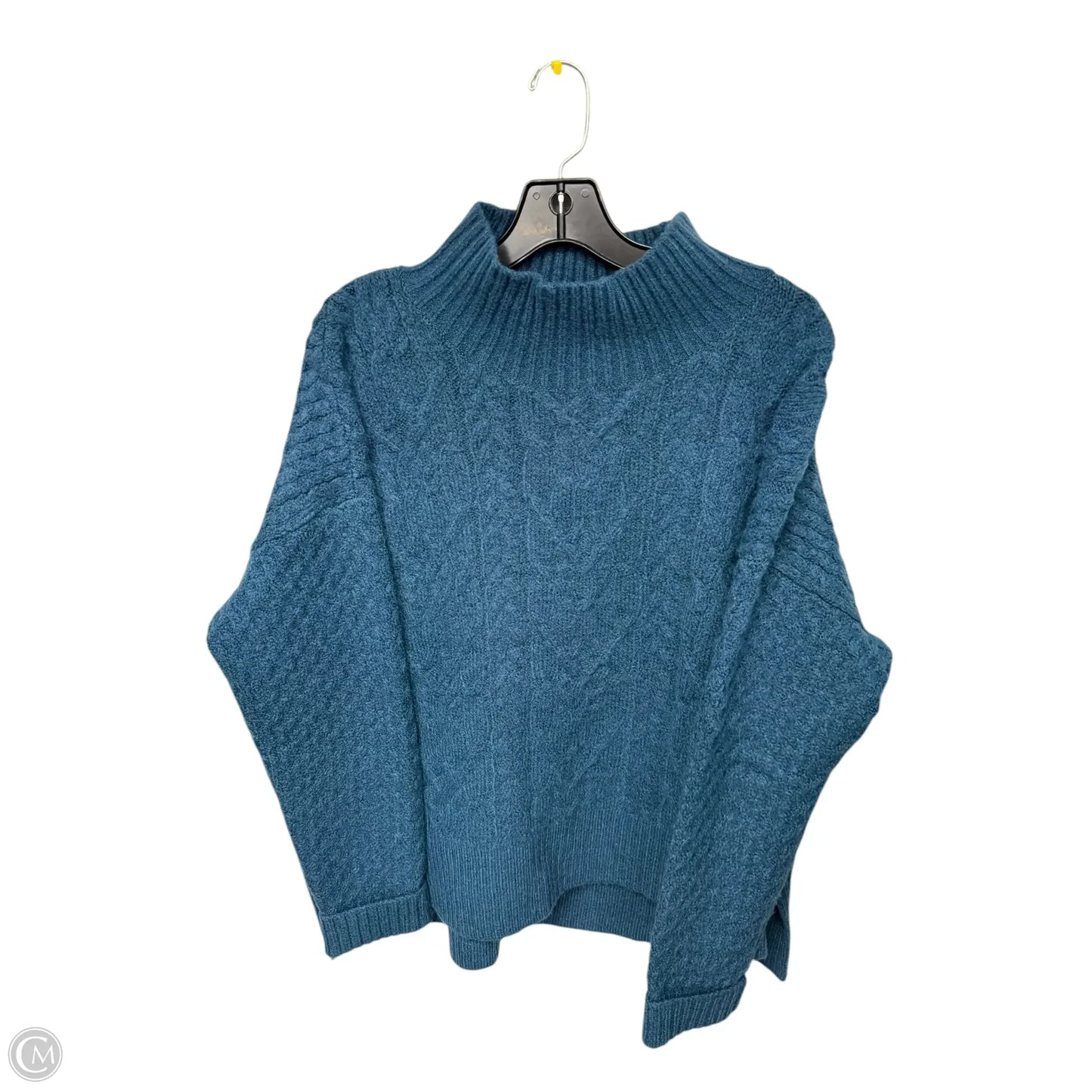 Sweater By Nordstrom In Teal, Size: L