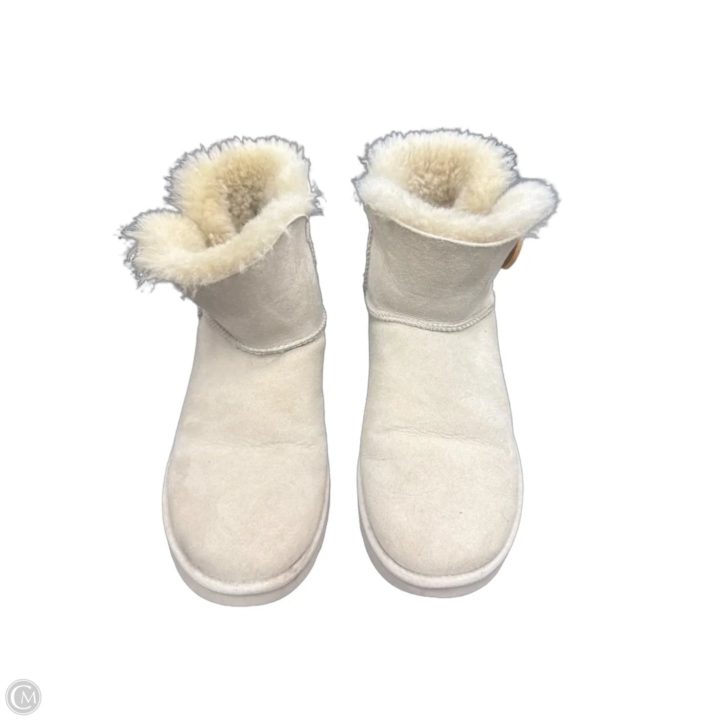 Boots Designer By Ugg In Cream, Size: 9