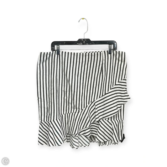 Skirt Midi By A New Day In Striped Pattern, Size: 18