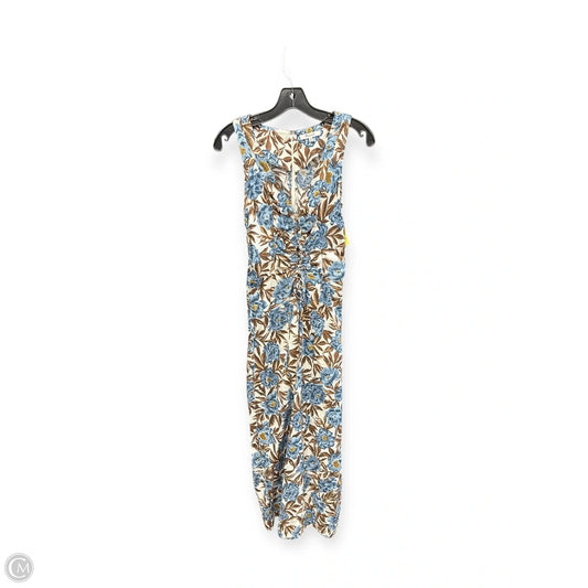 Dress Casual Maxi By Madewell In Blue & Brown, Size: Xs