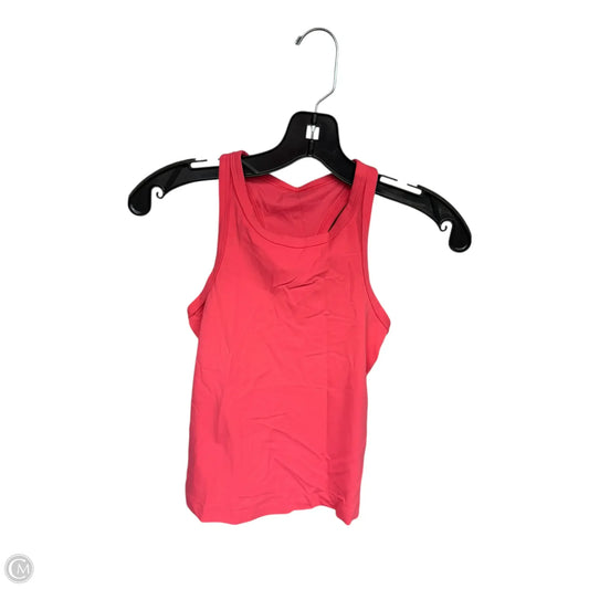 Athletic Tank Top By Lululemon In Pink, Size: Xs