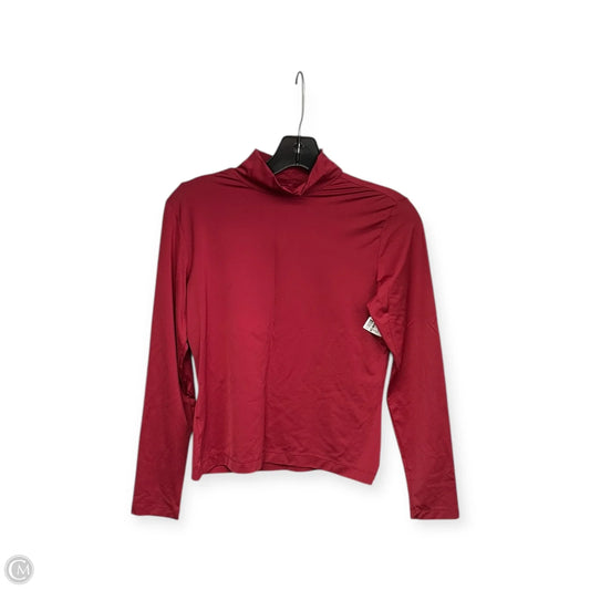 Top Long Sleeve By Ann Taylor In Red, Size: Sp