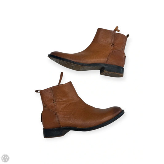 Boots Ankle Heels By Franco Sarto In Brown, Size: 6.5