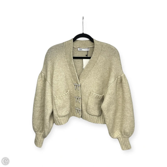 Cardigan By Zara In Cream, Size: S