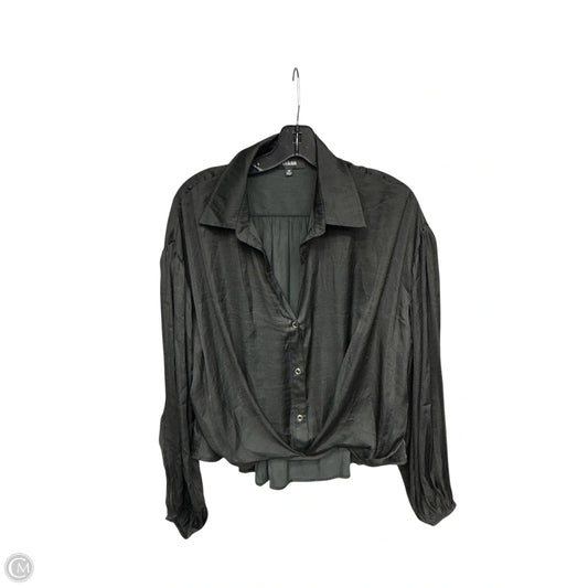 Top Long Sleeve By Aakaa In Blue, Size: M