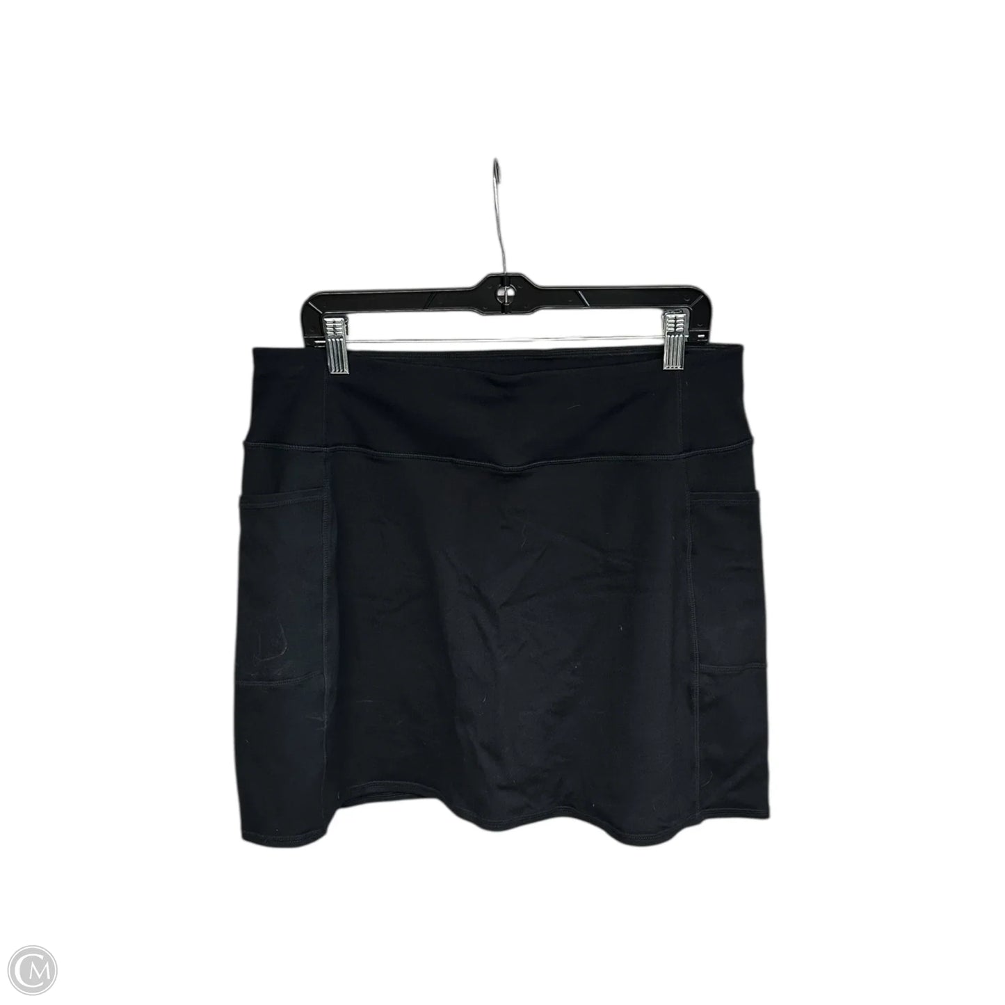 Athletic Skort By Skechers In Black, Size: Xl