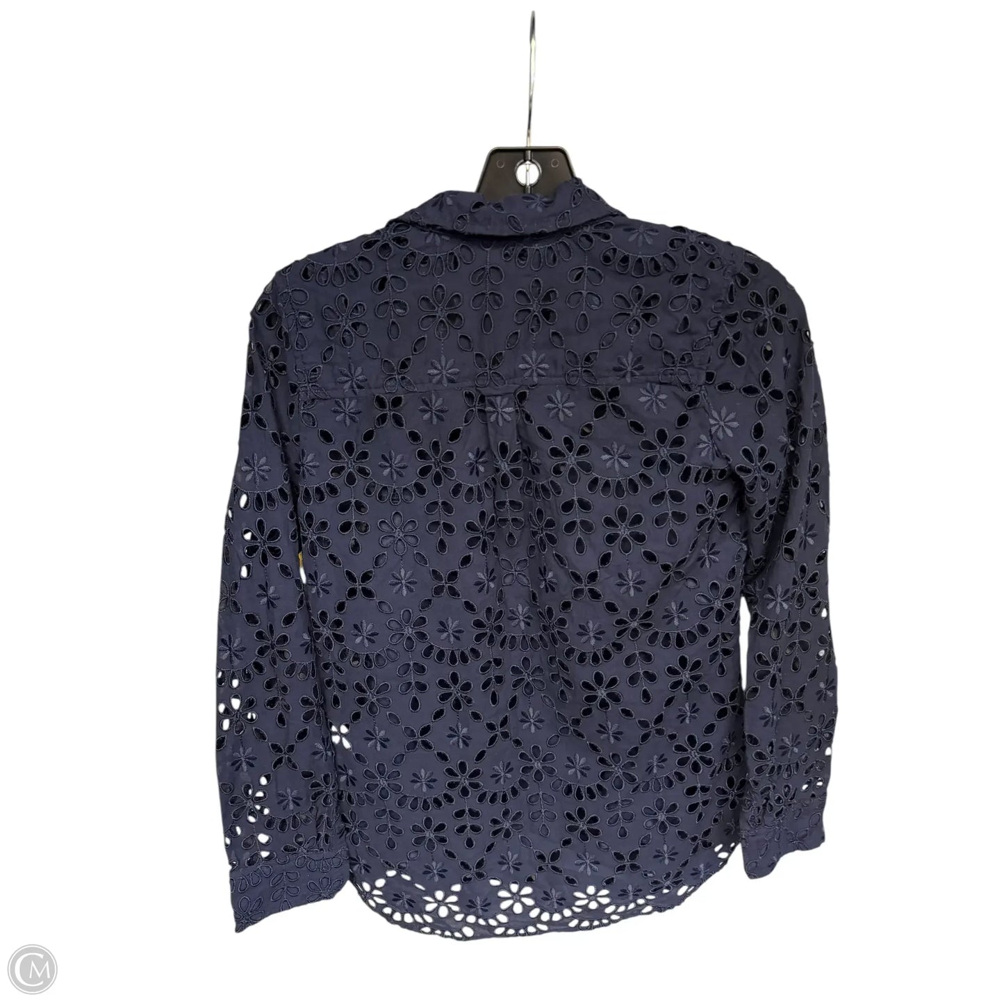 Top Long Sleeve By J. Crew In Navy, Size: Xs