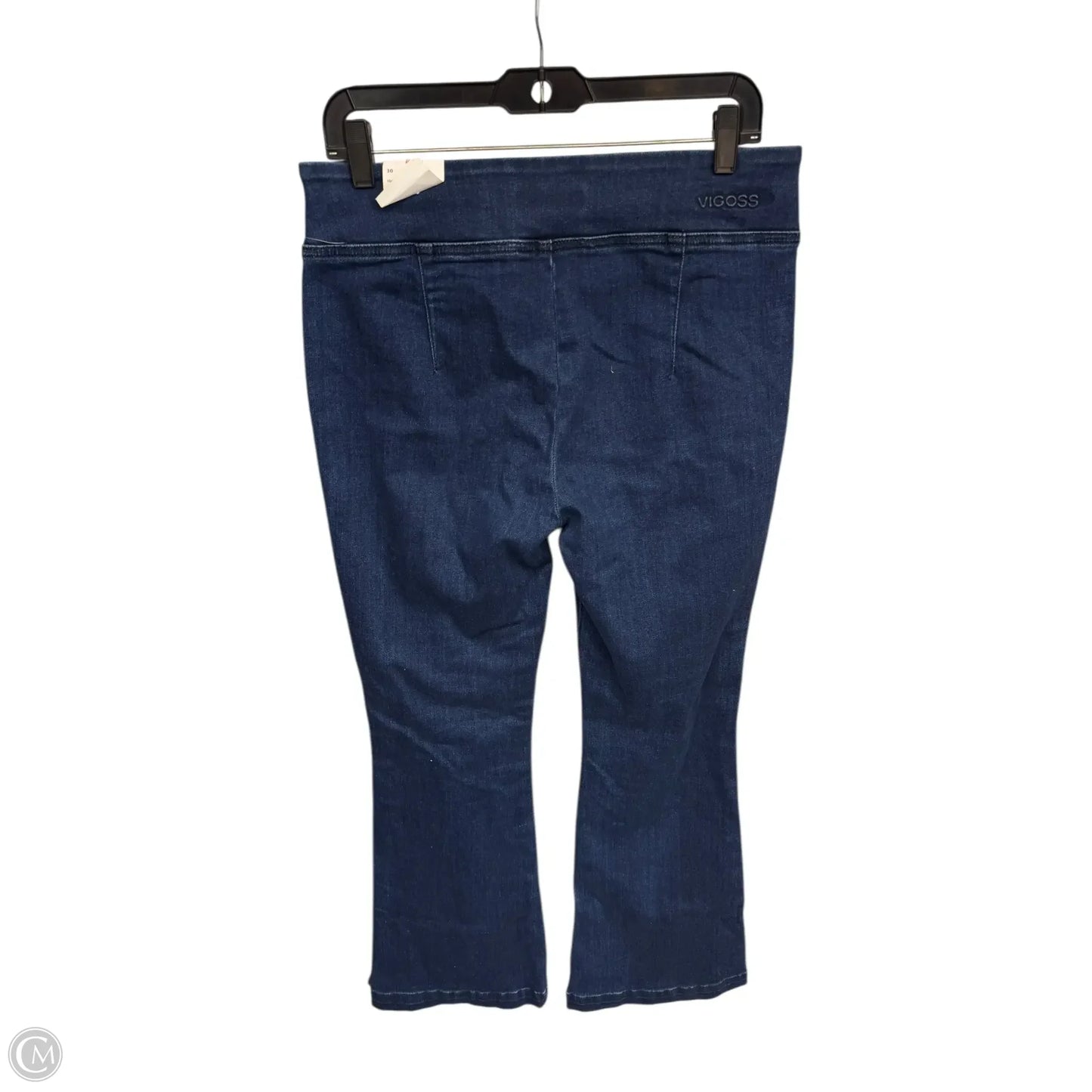 Jeans Flared By Vigoss In Blue Denim, Size: 10