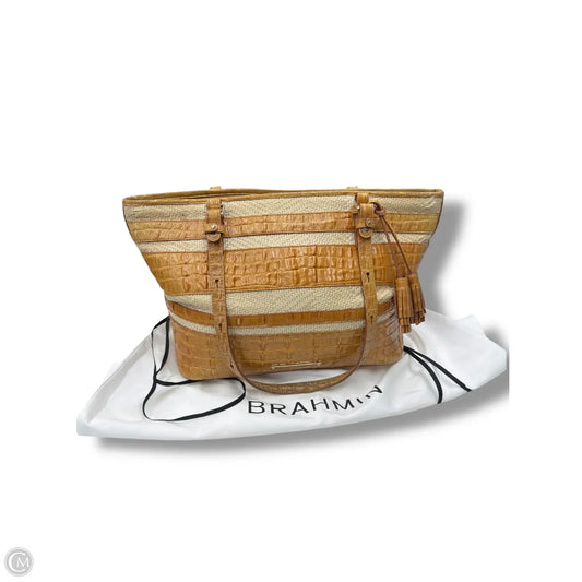 Handbag Designer By Brahmin, Size: Large